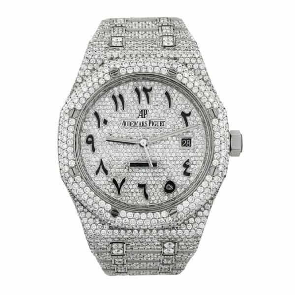 Audemars Piguet Royal Oak “Iced Out Swiss” 15400ST.OO.1220ST.02 Authentic Replica Edition