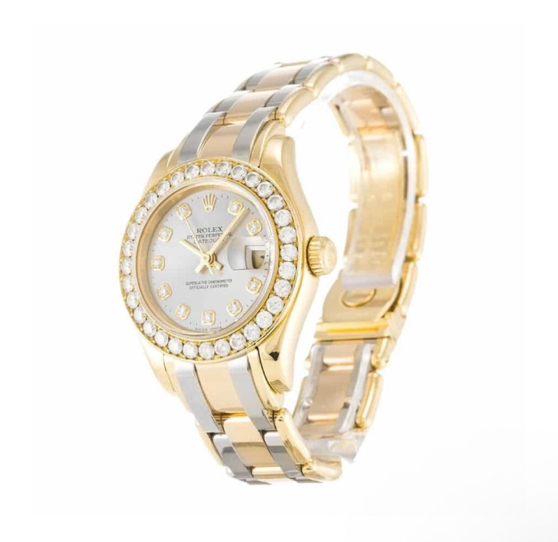Rolex Datejust Two-Tone with Diamond Bezel