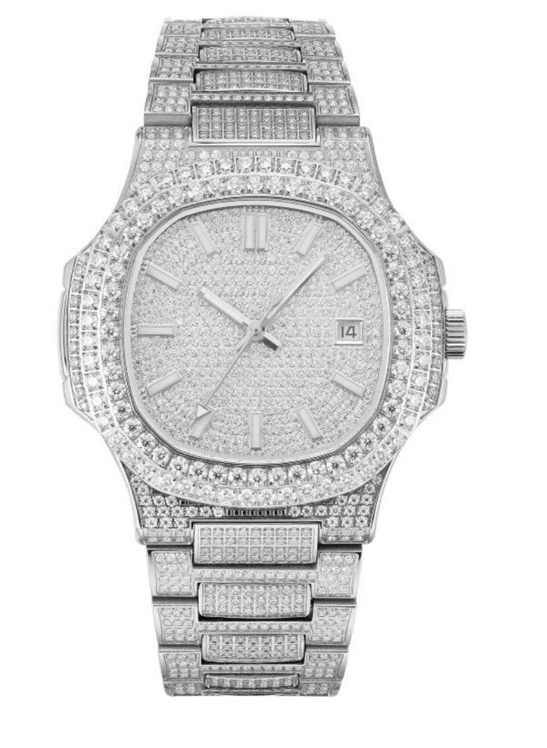 Rolex Day‑Date Presidential Bustdown (Moissanite)