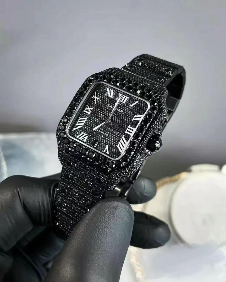 Cartier Santos (Black Diamond)