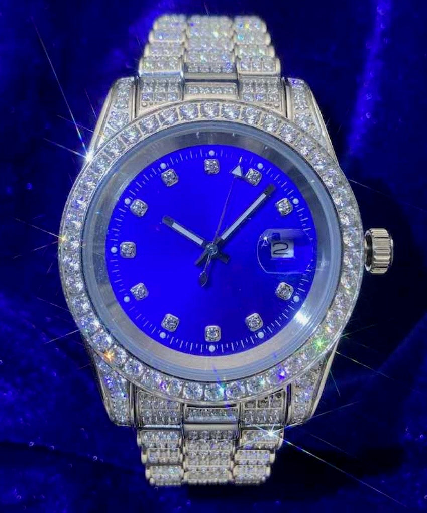 Rolex Day‑Date Presidential Bustdown (Moissanite)