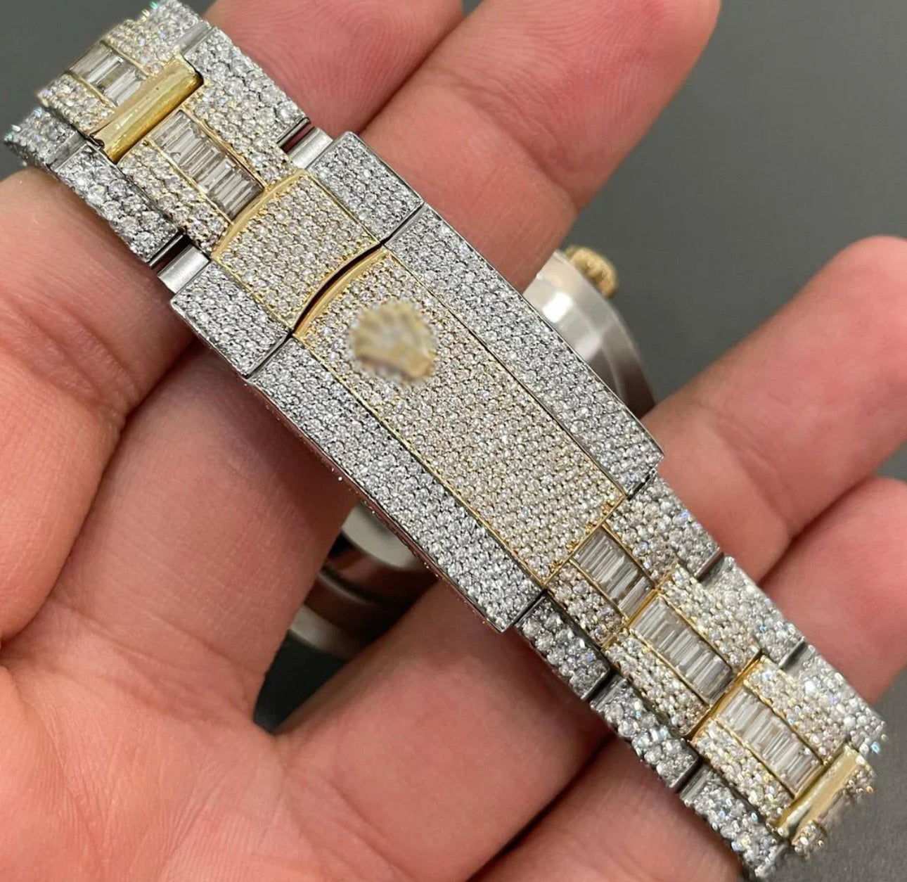 Rolex Datejust Bustdown (Moissanite)