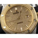 Audemars Piguet Royal Oak “Iced Out Yellow Gold Swiss” 15400SR.OO.1220SR.01 Premium Duplicate