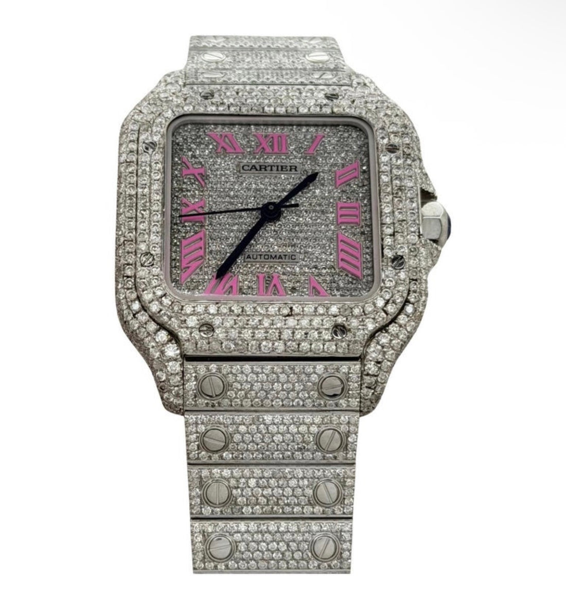 Cartier Santos Iced Out