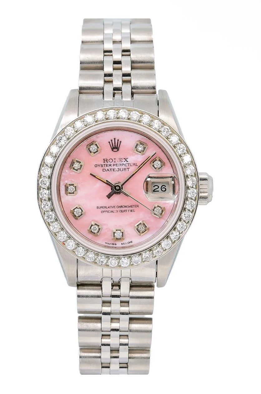 ROLEX DATEJUST | PINK MOTHER OF PEARL