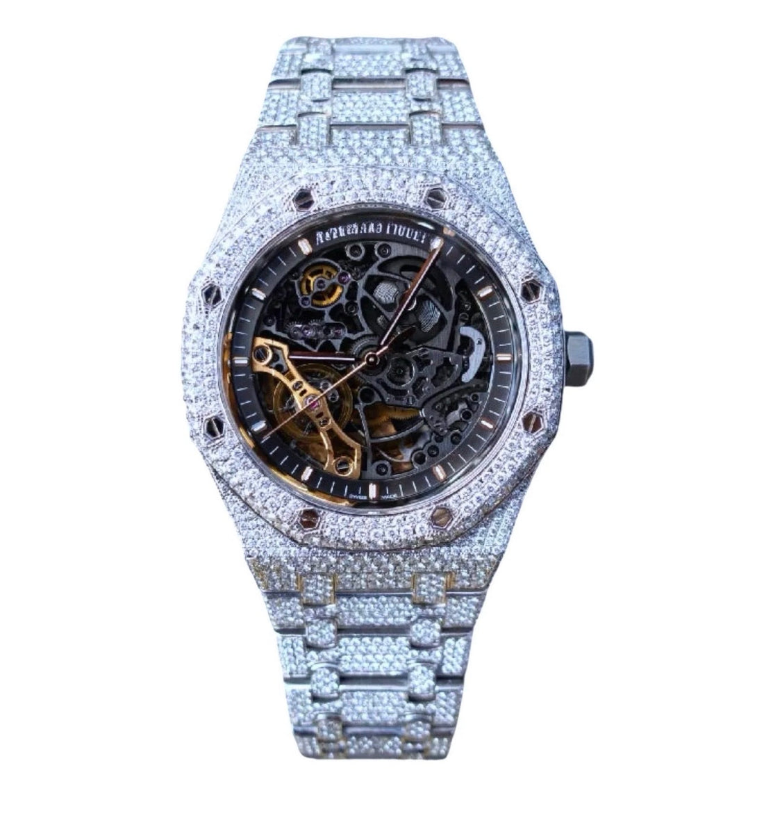 Iced out Audemars Piguet “Skeleton”