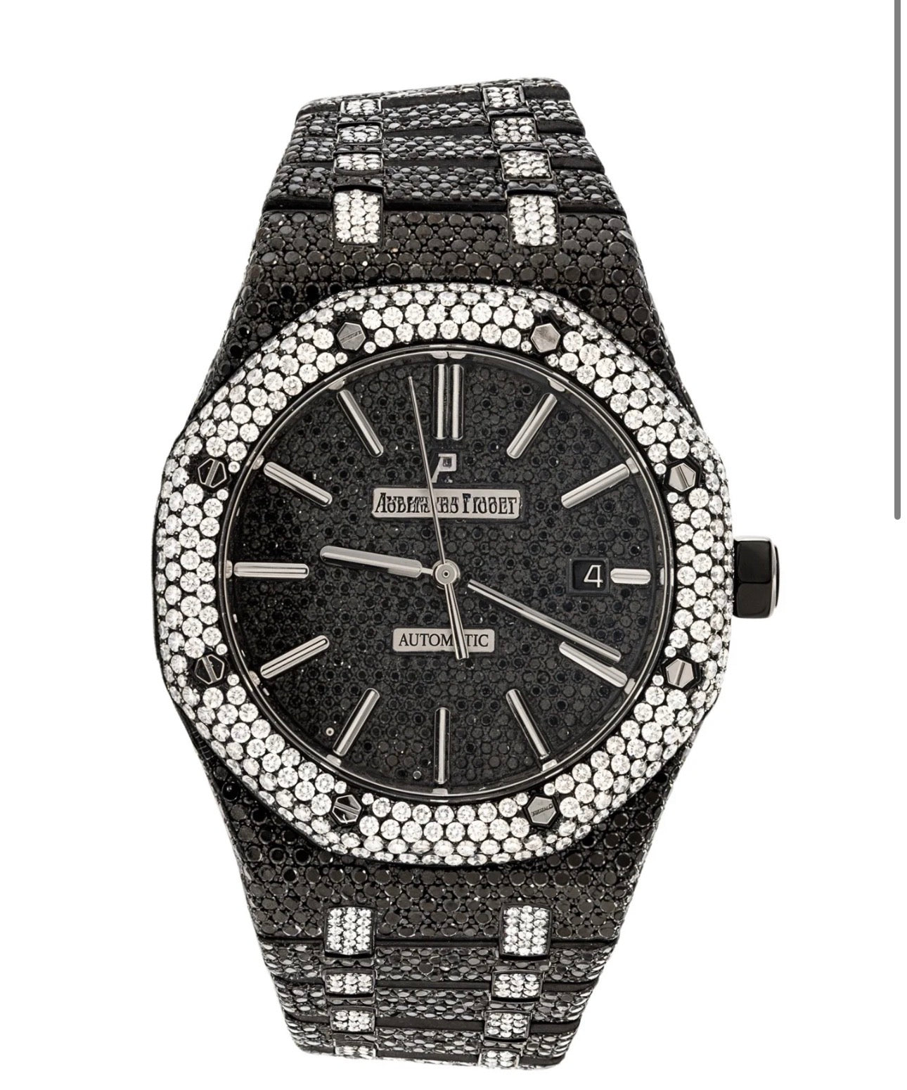 Audemars Piguet Royal Oak Iced Out – Black Edition