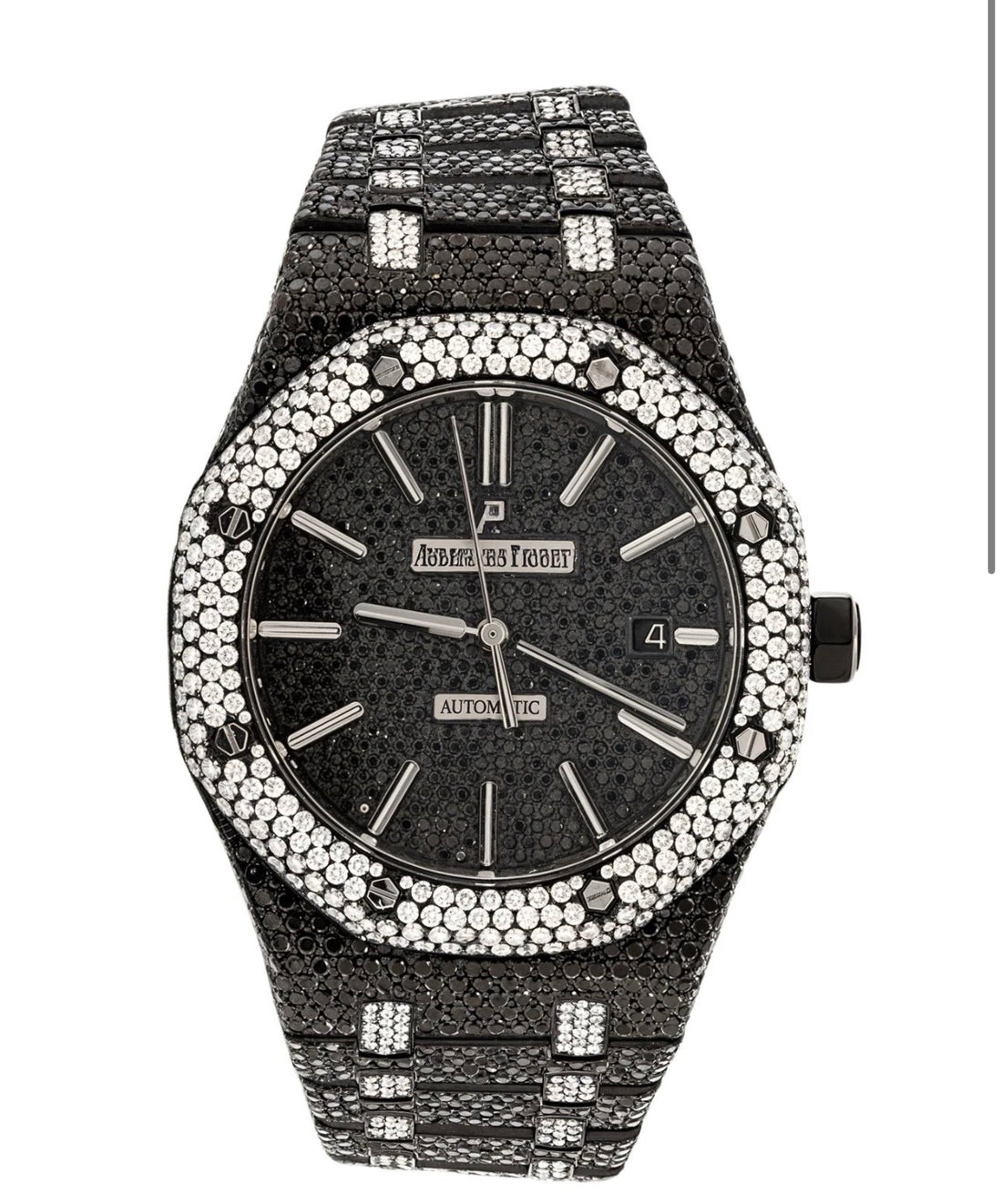Audemars Piguet Royal Oak Iced Out – Black Edition