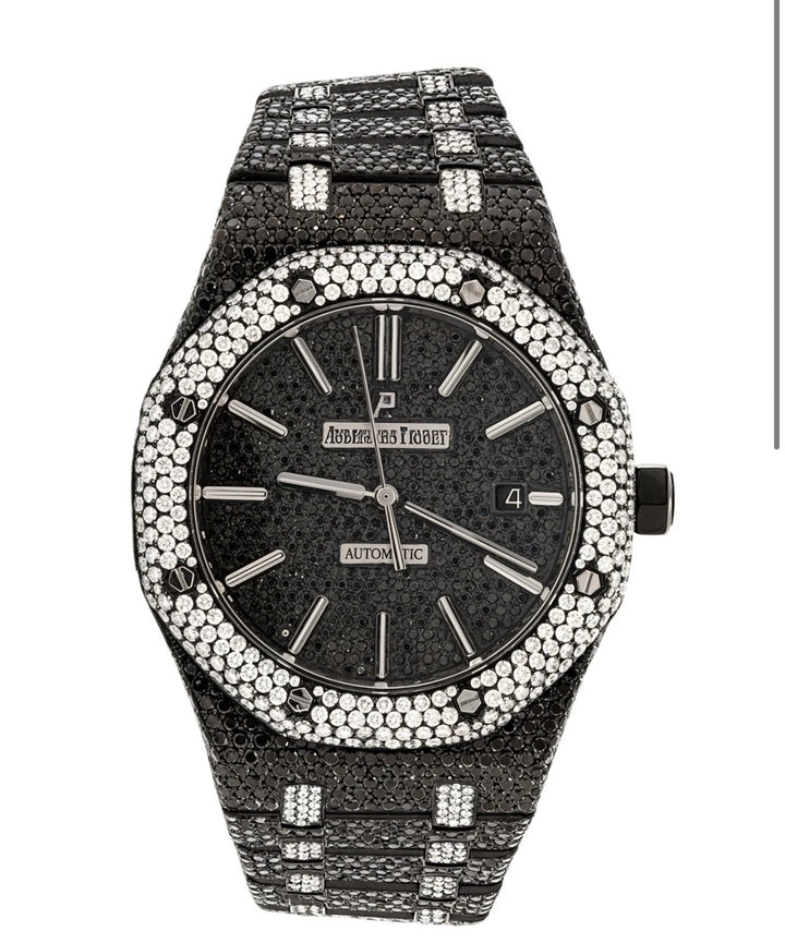 Audemars Piguet Royal Oak Iced Out – Black Edition