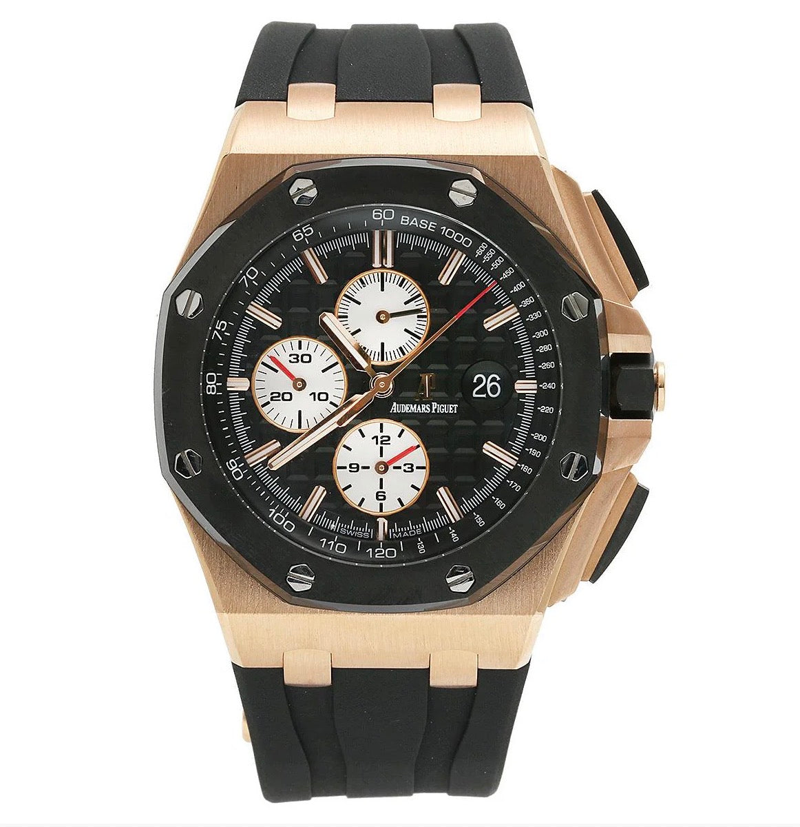 AUDEMARS PIGUET ROYAL OAK OFFSHORE CHRONOGRAPH  BLACK DIAL