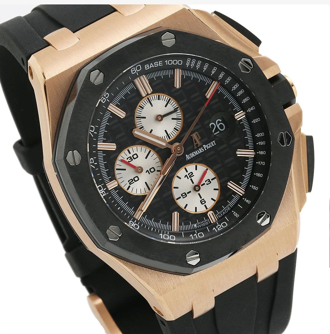 AUDEMARS PIGUET ROYAL OAK OFFSHORE CHRONOGRAPH  BLACK DIAL