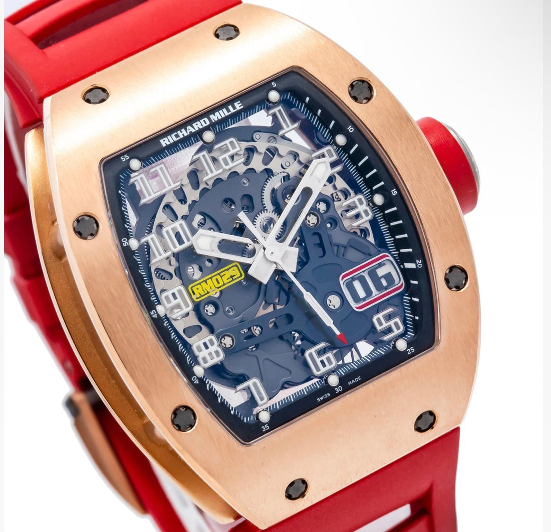 RICHARD MILLE RM029 TRANSPARENT DIAL WITH RUBBER BRACELET