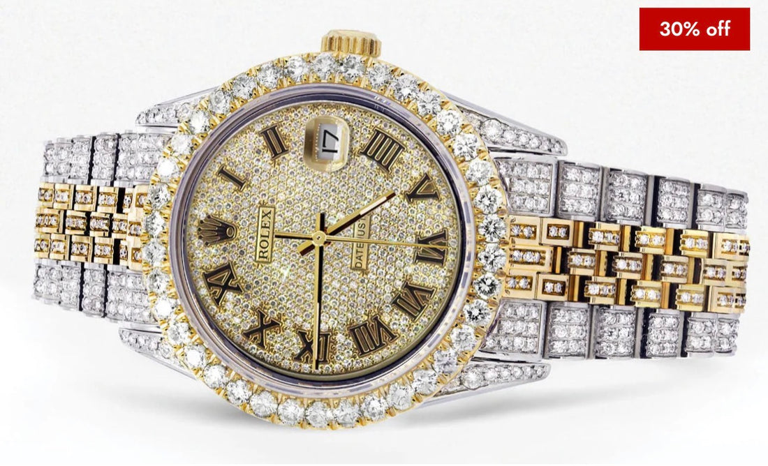 Rolex Datejust Two-Tone Bustdown (Roman Dial)