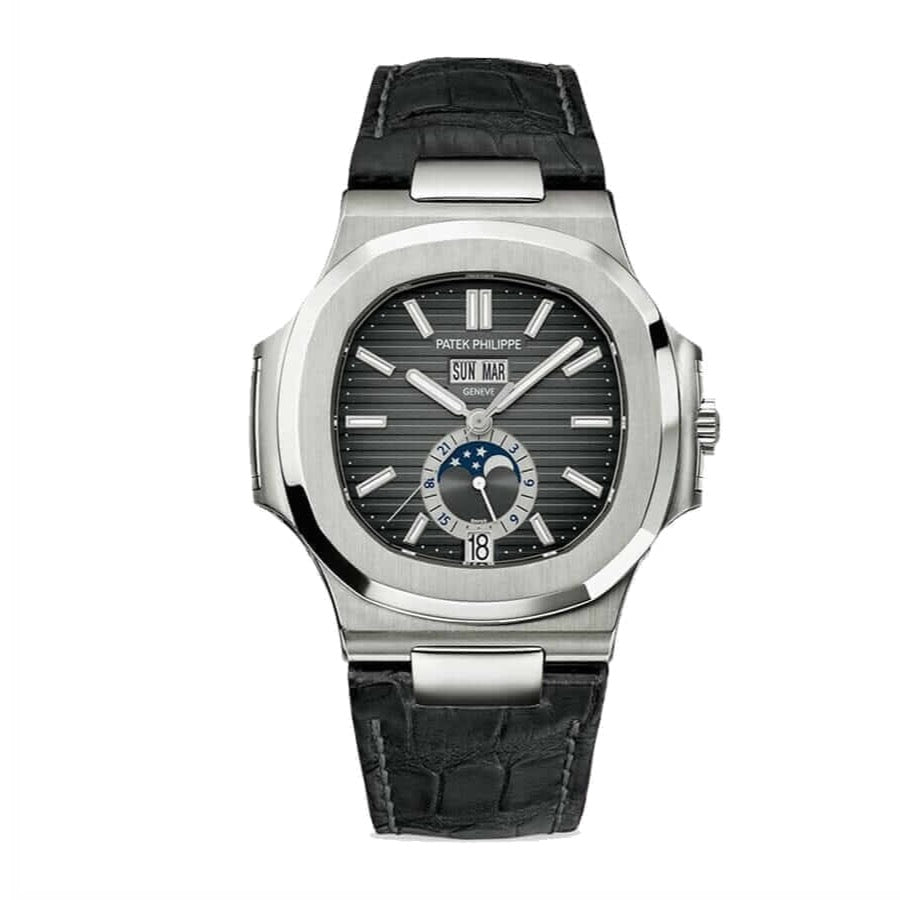 Patek Philippe Annual Calendar Chronograph 5960P-016 Platinum Grey Dial