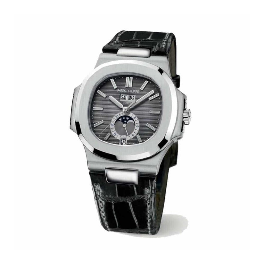 Patek Philippe Annual Calendar Chronograph 5960P-016 Platinum Grey Dial
