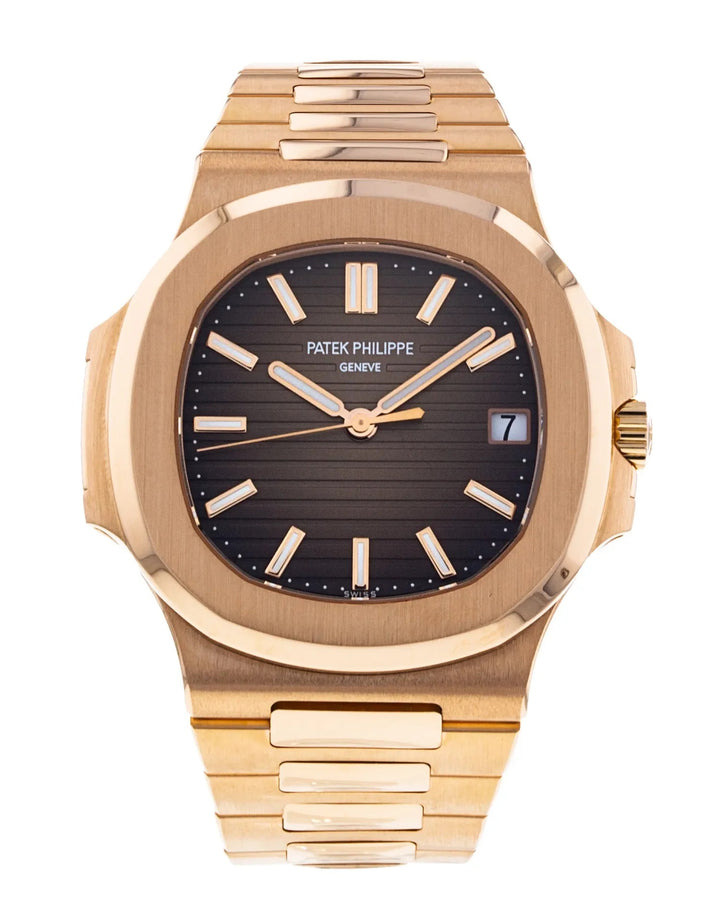 Patek Philippe Nautilus Chronograph 5980/1R-001 Rose Gold Black Dial