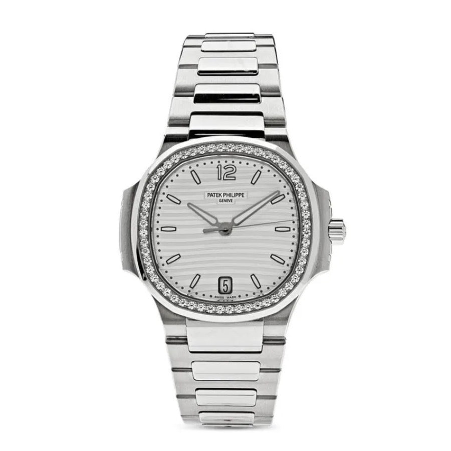 Patek Philippe Nautilus 7118/1200A Diamond Bezel- (Moissanite)