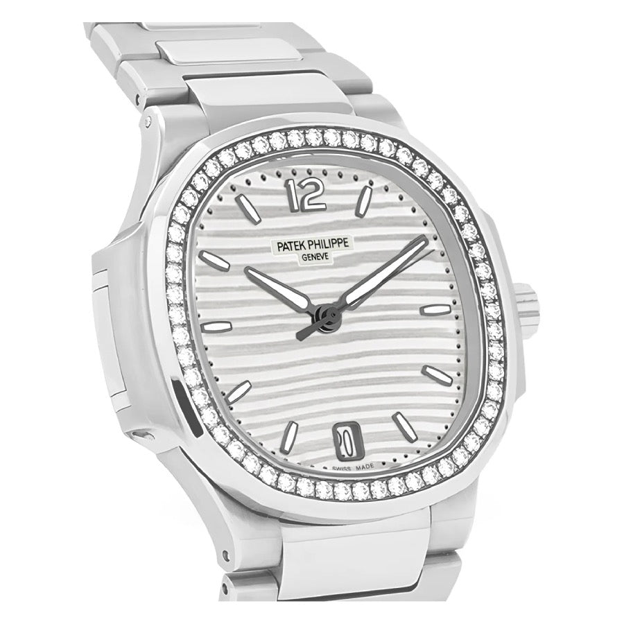 Patek Philippe Nautilus 7118/1200A Diamond Bezel- (Moissanite)