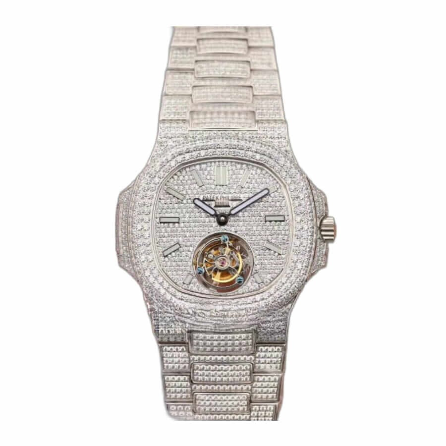 Patek Philippe Sky Moon Tourbillon 6002R Diamond Bezel- (Moissanite)