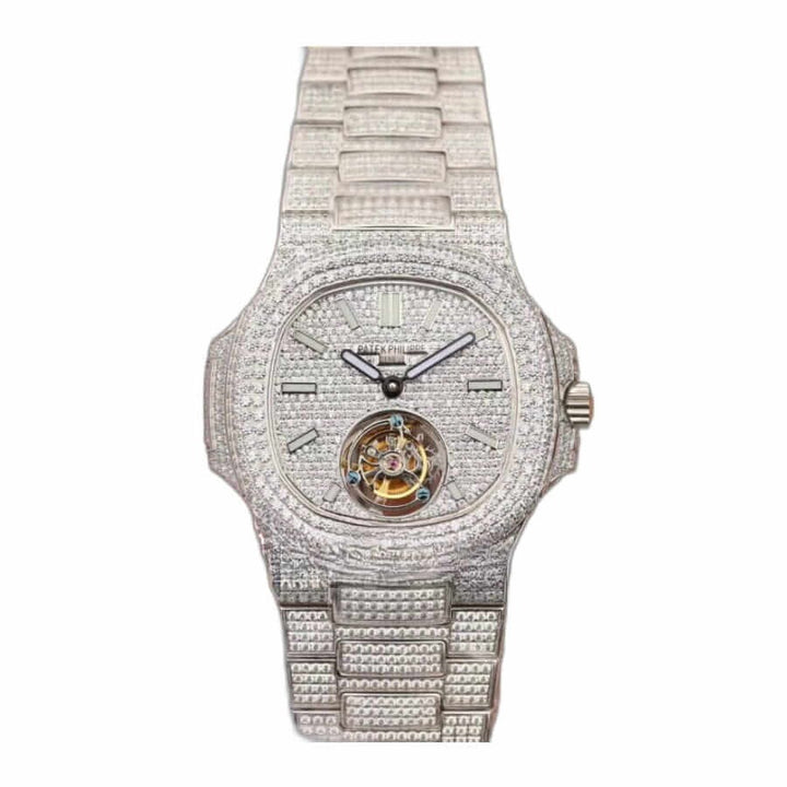 Patek Philippe Sky Moon Tourbillon 6002R Diamond Bezel- (Moissanite)